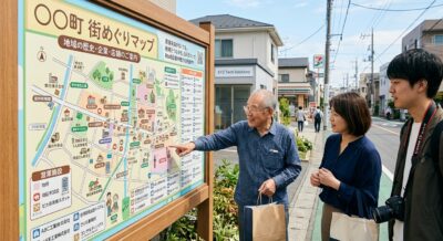 まず結論からお伝えします。お客様が直接来店しない業種でも、タウンマップに載せる意味は十分にあります。
理由はシンプルで、飲食店や小売店と違って、日常の中で自然に知られる機会がほとんどないからです。看